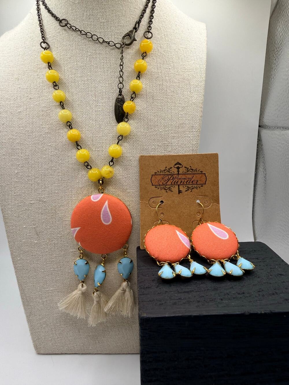 Plunder “June Posse” Necklace and Earrings